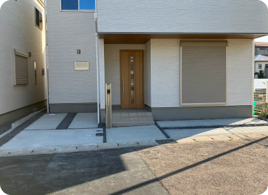 アプローチ工事