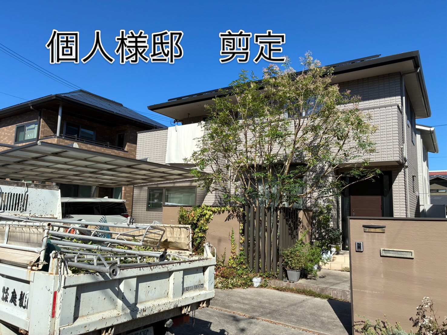 今日も一日、植木屋さん